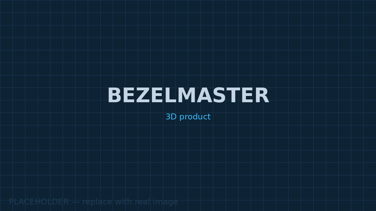 BezelMaster — a 3D-printed diver-style clock