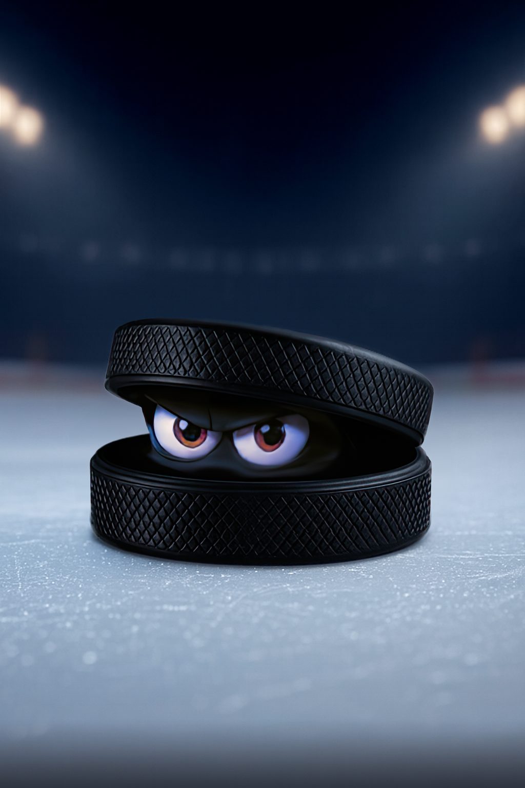 Sneaky Biscuit, a 3D-printable hockey puck with a hidden stash